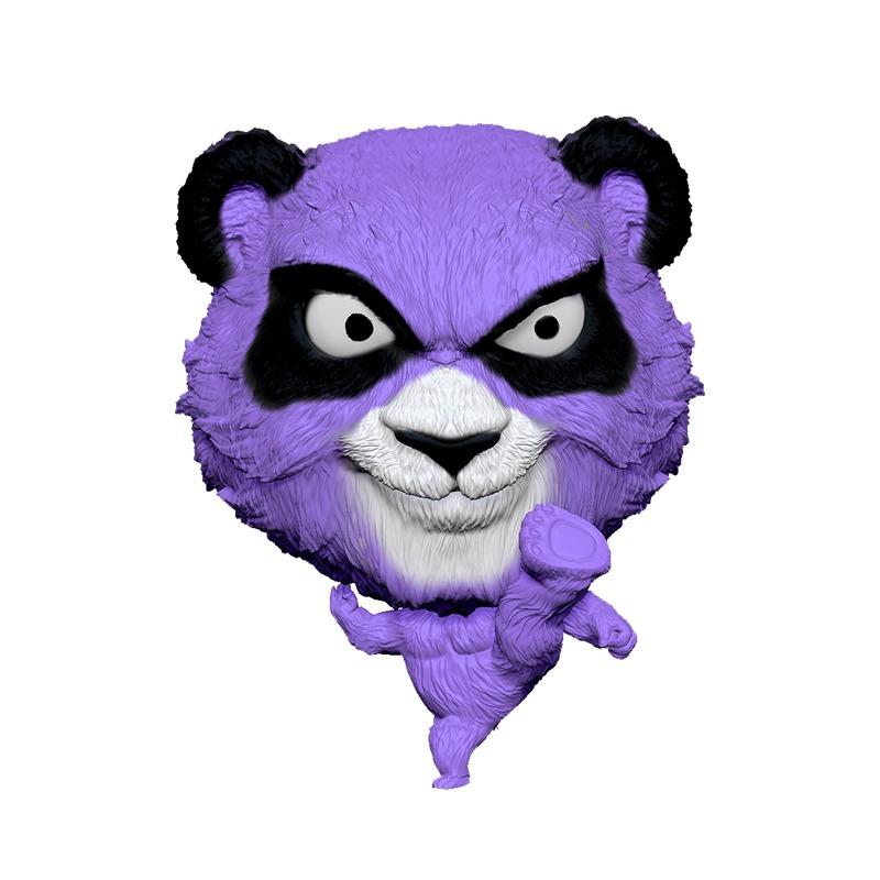 Splats Head Bamboo Figure - 11 Cm