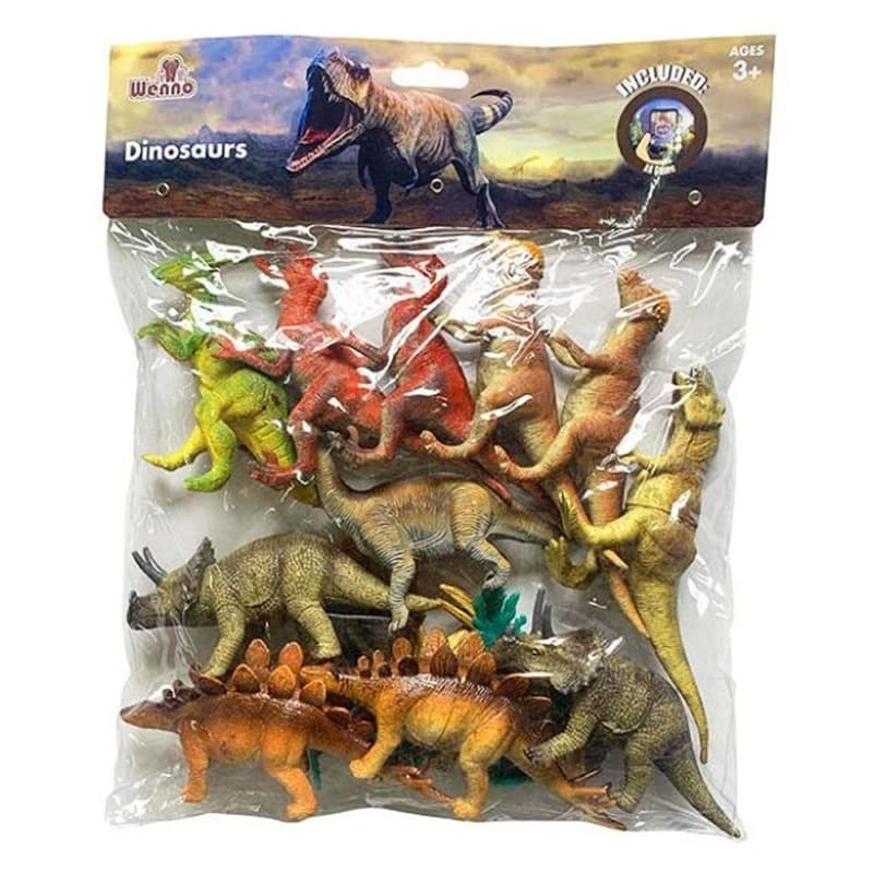 Wenno Dinosaur Animal Playset - 16 Pcs