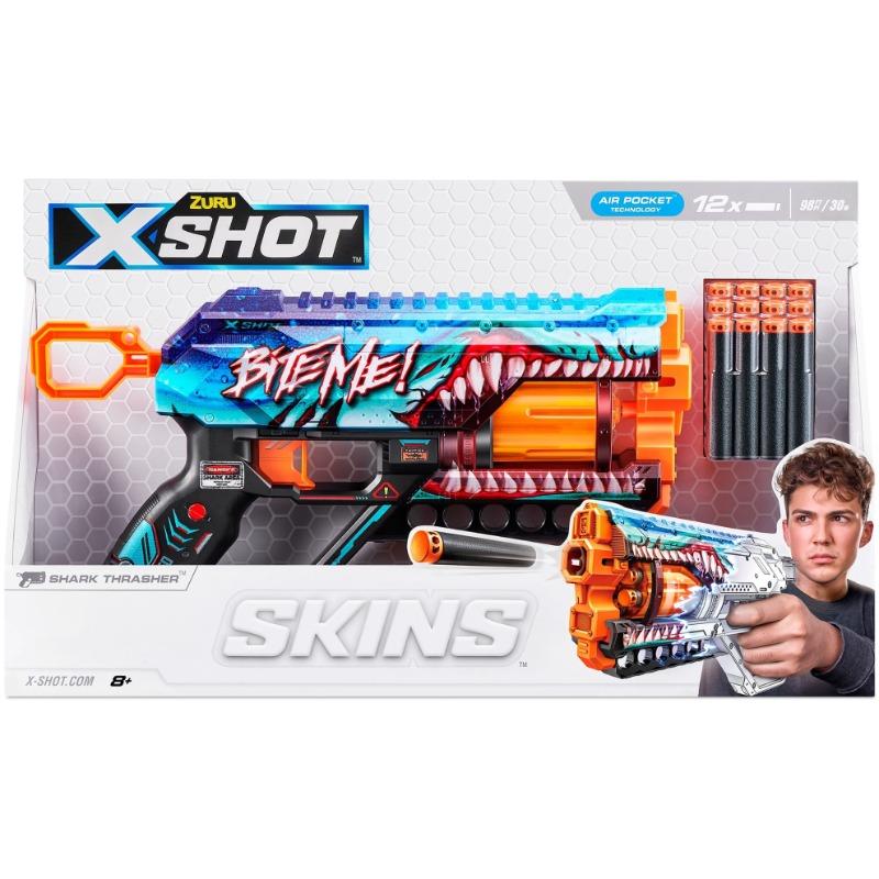 X-Shot Thrash Dart Shark 12-Shot Toy Pistol