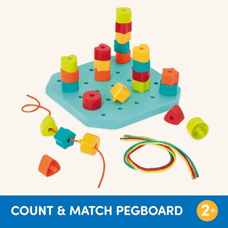 Battat Count And Match Pegs & Board