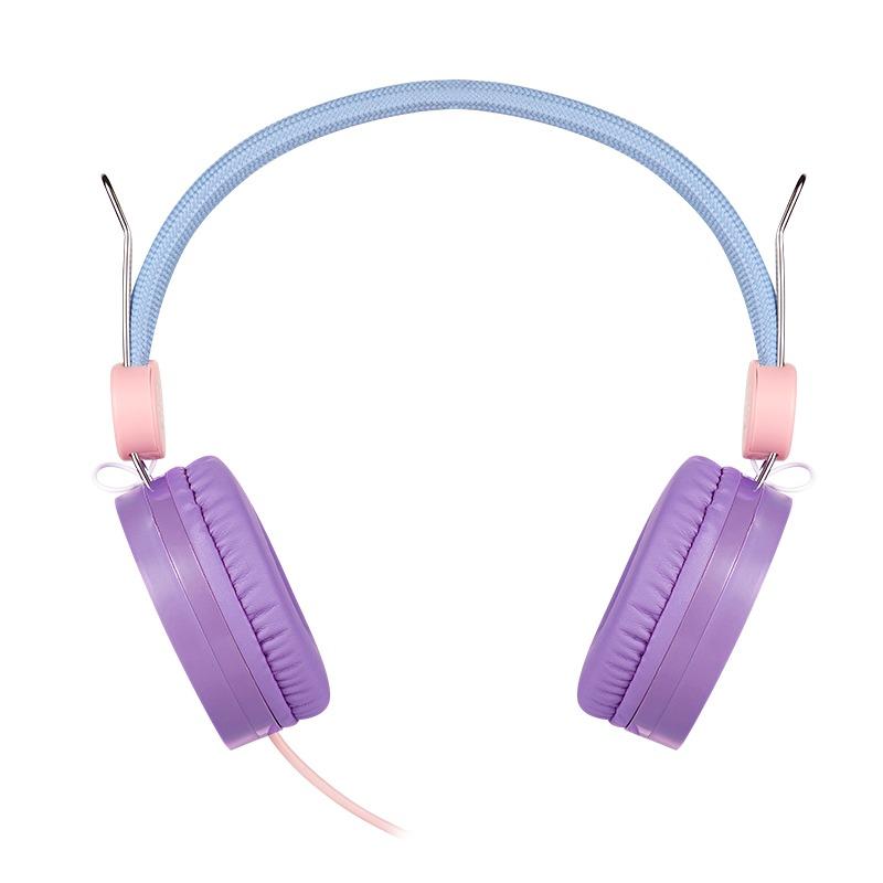 فولكانو - سماعات رأس مبطنة مع ملصقات برسومات ديزني برنسيس