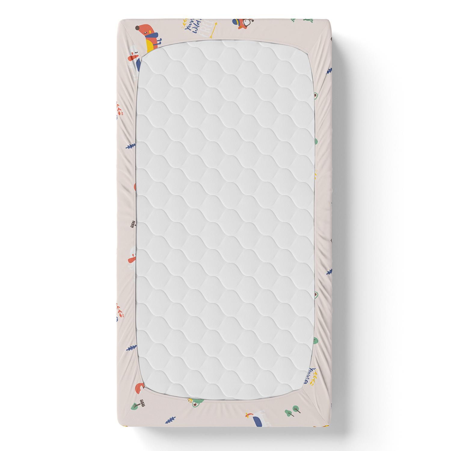 رابيتات - شرشف سرير أطفال قطن عضوي يونغ