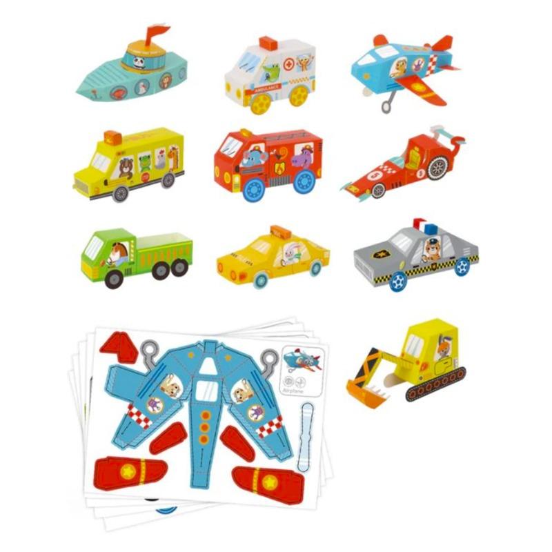 توكي لاند - لعبة ورق اوريغامي ثلاثي الأبعاد بتصميم المركبات