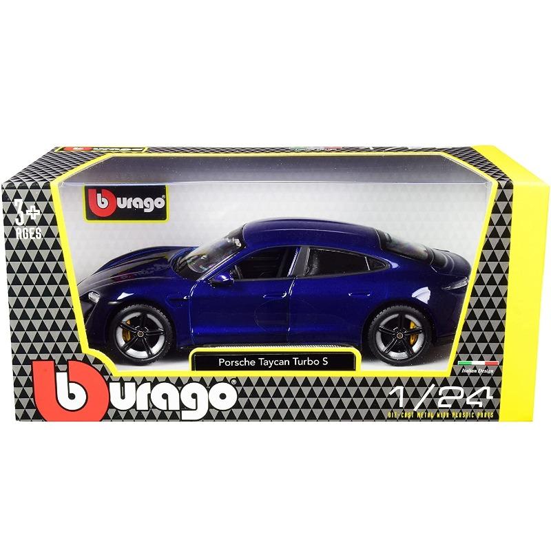 بوراجو - سيارة بورش تايكان توربو إس - أزرق غامق