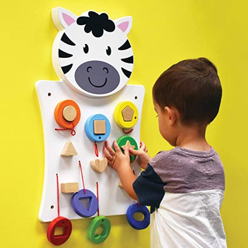 VIGA Wall Toy Match Shape
