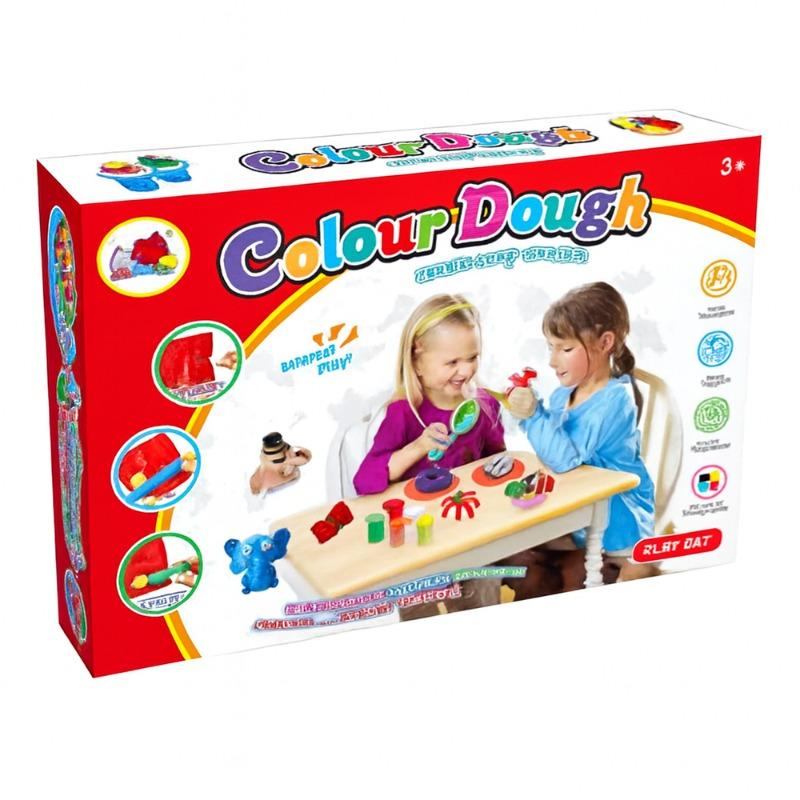 مجموعة تشكيل الصلصال الملون