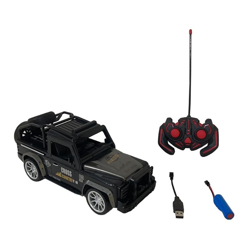 سيارة R/C متينة للطرق الوعرة تعمل بالتحكم عن بعد بمقياس 1:14 مع إضاءة