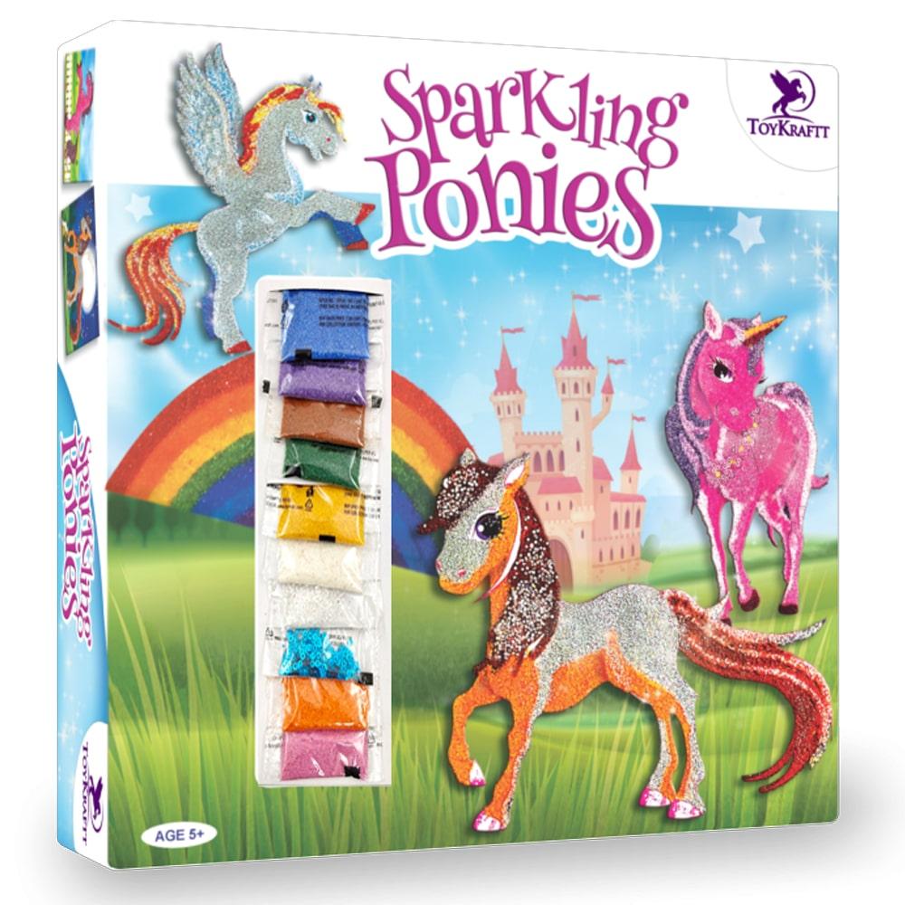 توي كرافت - لوحات التلوين بالرمل برسومات سباركلينج بوينس