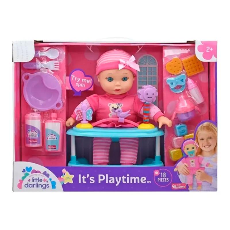 Baby Maziuna It's Playtime Doll Playset 18 Pcs