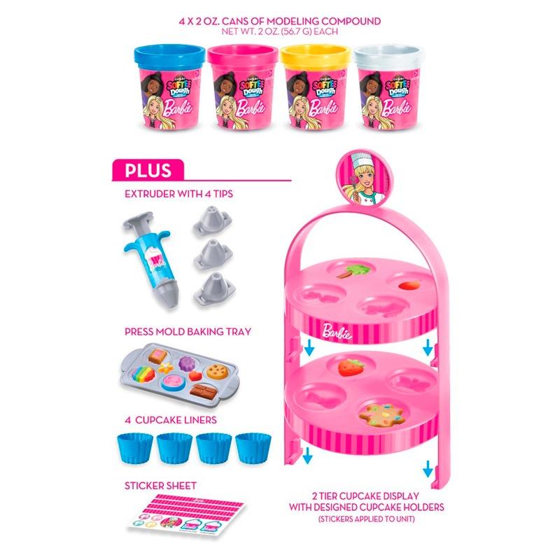Cra-Z-Art Barbie Softee Dough Cupcake Maker