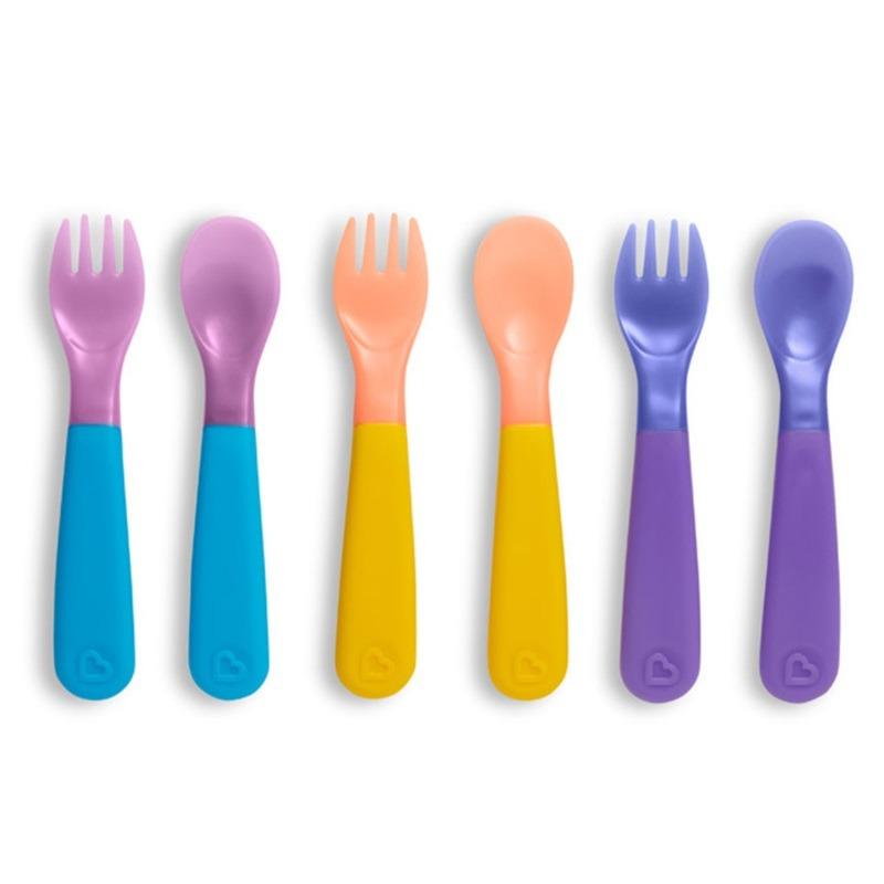 Munchkin Colour Reveal Forks And Spoons - 6 Pcs