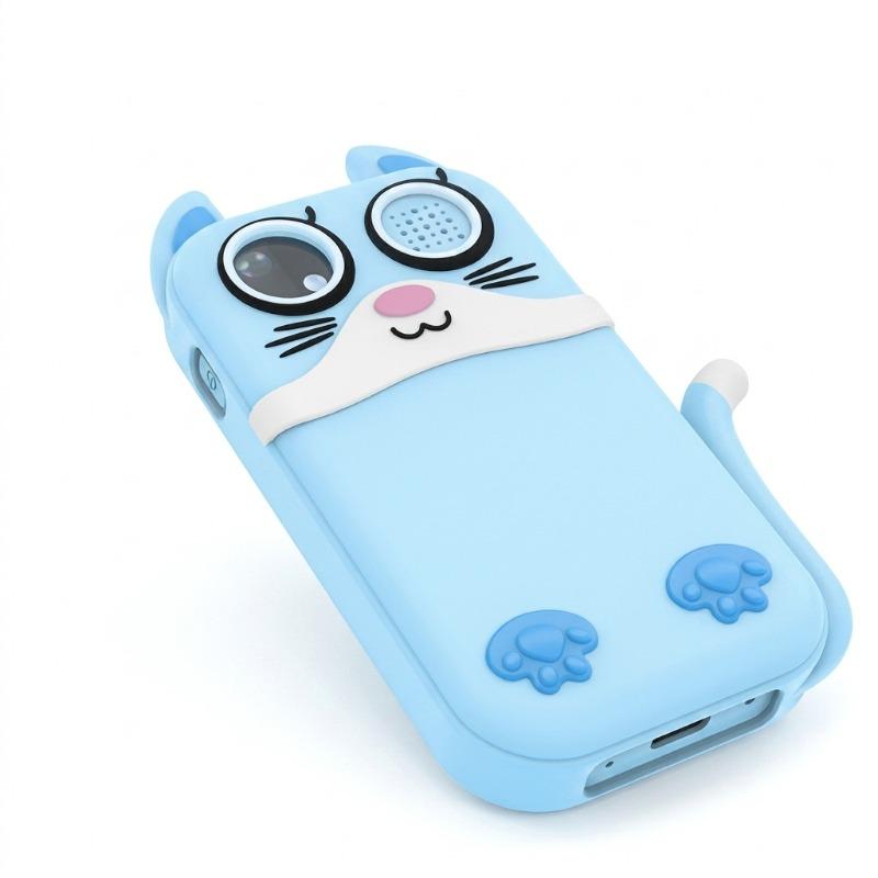Kids Camera Phone With Touchscreen - Blue Cat