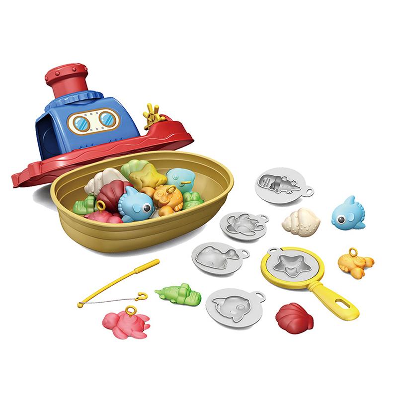 Fishing Boat Clay Toy Series