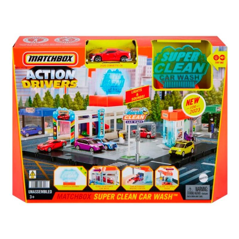 ماتش بوكس - مجموعة أكشن درايفرز كار واش