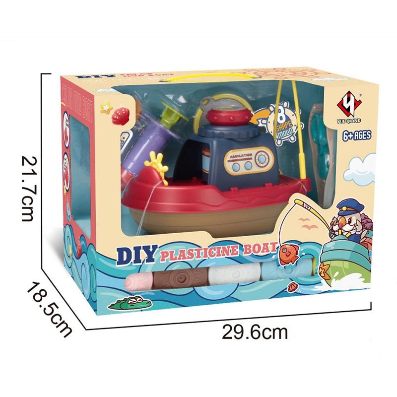Color Mud Plasticine Boat