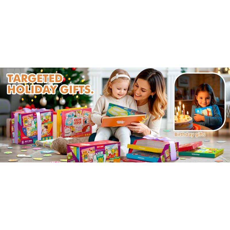 Children Knowledge Everyday Cognition Sticker Book Yellow