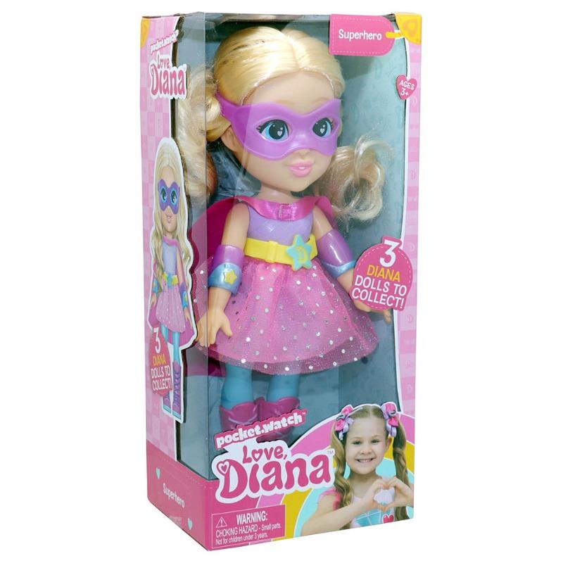 لوف ديانا - الدمية الخارقة مقاس 13 بوصة لون بنفسجي