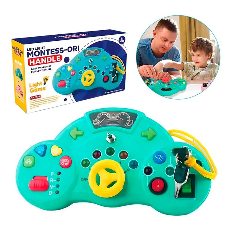 Montess Ori Handle Baby Game With Sounds And Lights