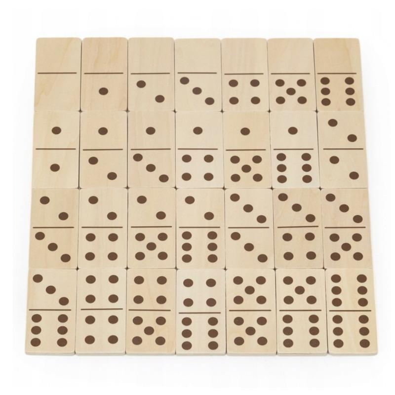 فيجا - لعبة دومينو خشبية 2 في 1 حيوانات وأرقام