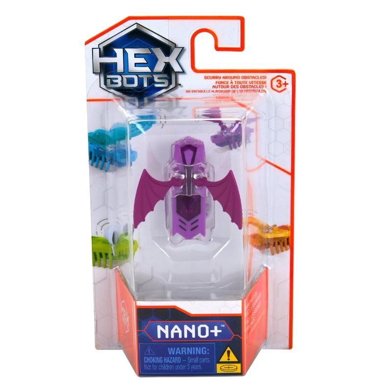 هيكس باج نانو، حشرة روبوتية بأجنحة فراشة بلون أرجواني.
