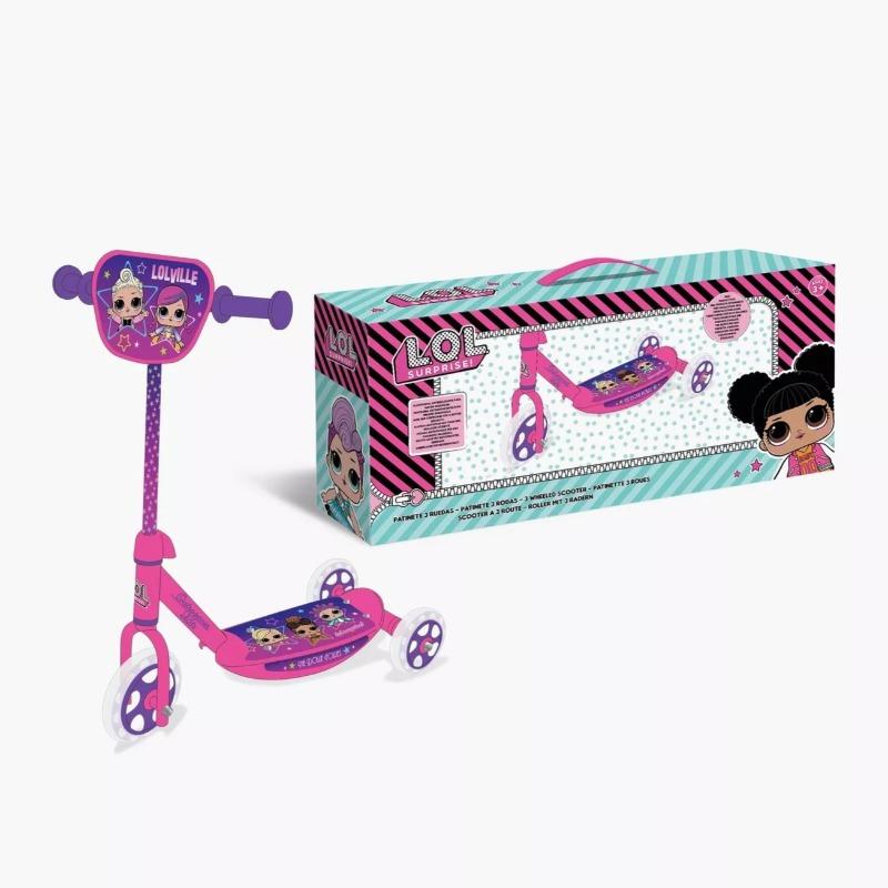 لول سربرايز - سكوتر لول سربرايز ثلاثي العجلات لون وردي