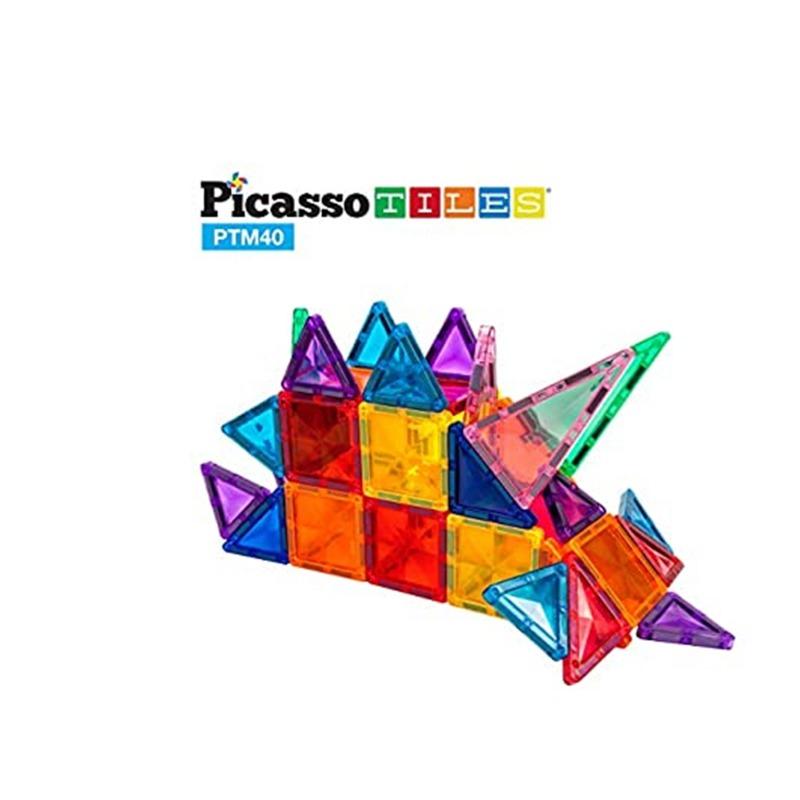 Picasso Tiles Magnetic Building Set - 40 Piece