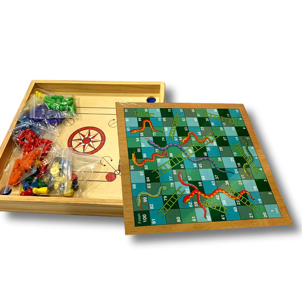 مجموعة ألعاب الطاولة 4 في 1