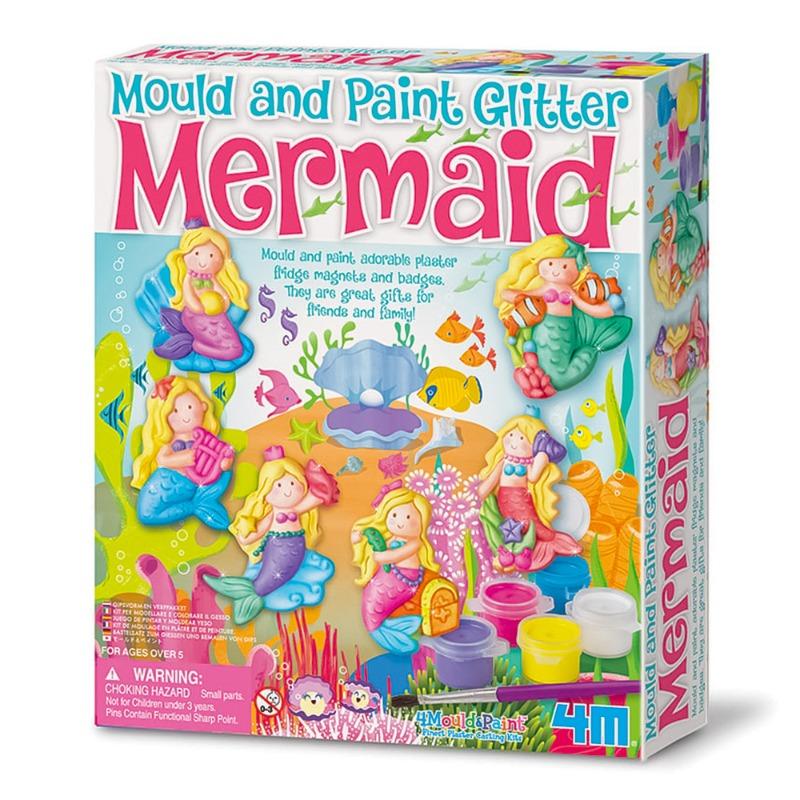 Mould And Paint Glitter Mermaid