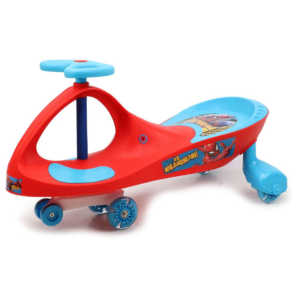 Spiderman Ride On Swing Car