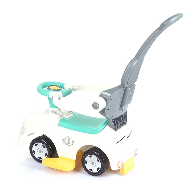 دولو - دراجة المشي والقيادة 3 في 1 لون أبيض