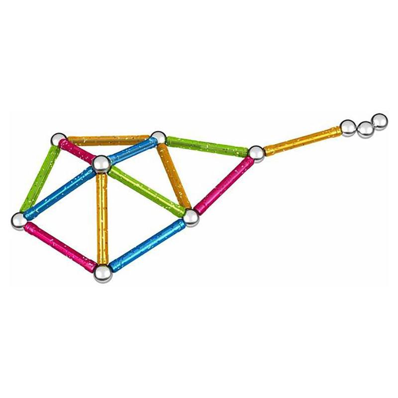 Geomag Glitter Magnetic Construction Set - 30 Pcs