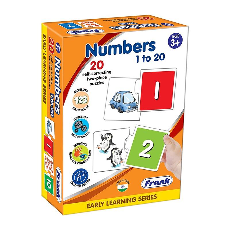 Frank Numbers 1 to 20 Puzzle – 40 Pieces