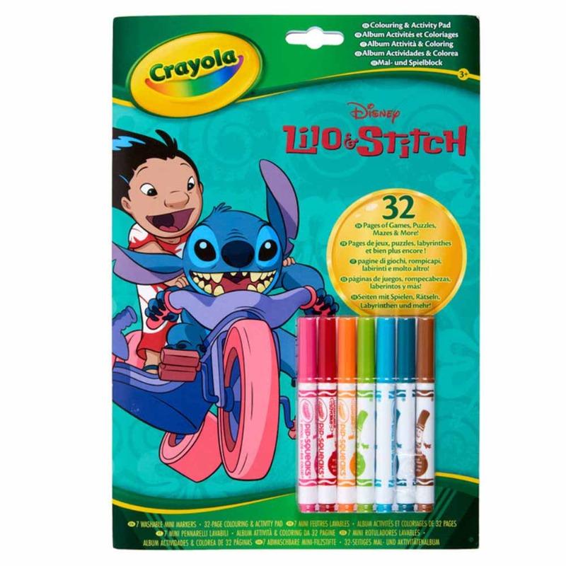 Crayola Lilo & Stitch Coloring & Activity Book – Creative Fun Set