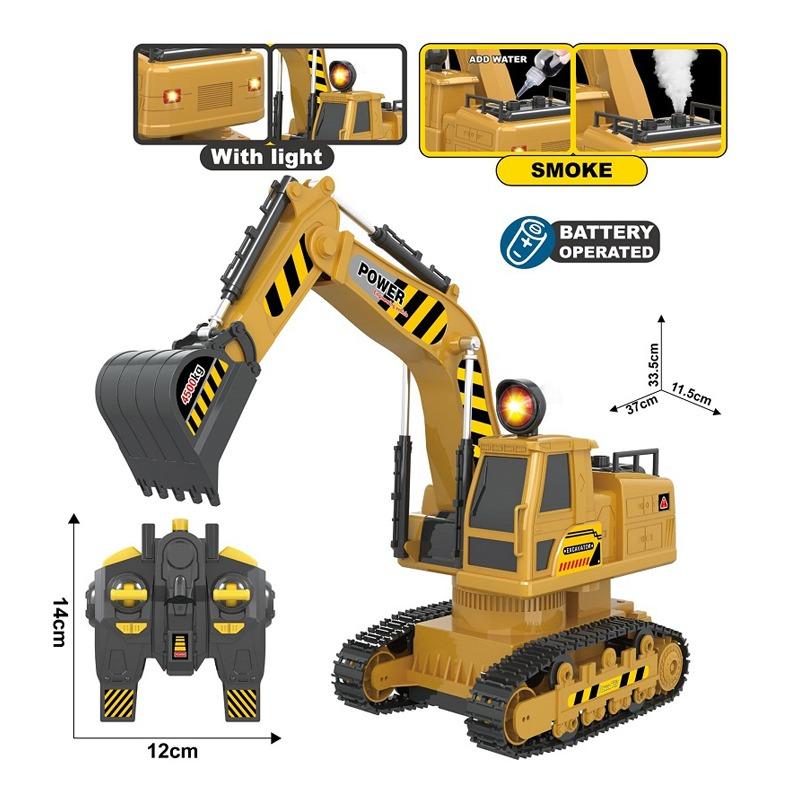 شاحنة البناء بجهاز تحكم عن بعد