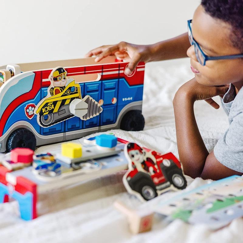Melissa And Doug Paw Patrol 2 Match And Build Mission Cruiser