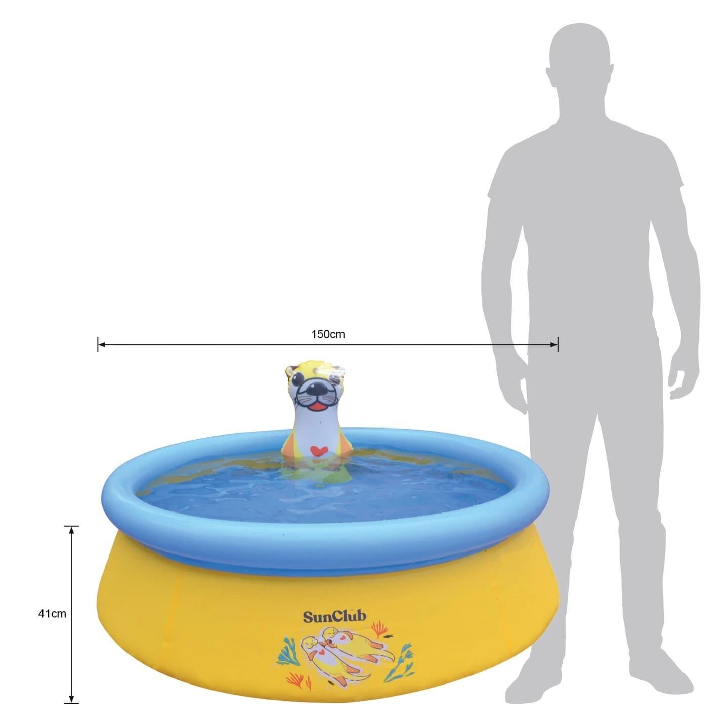 Sun Club Sea Otter Spray Pool