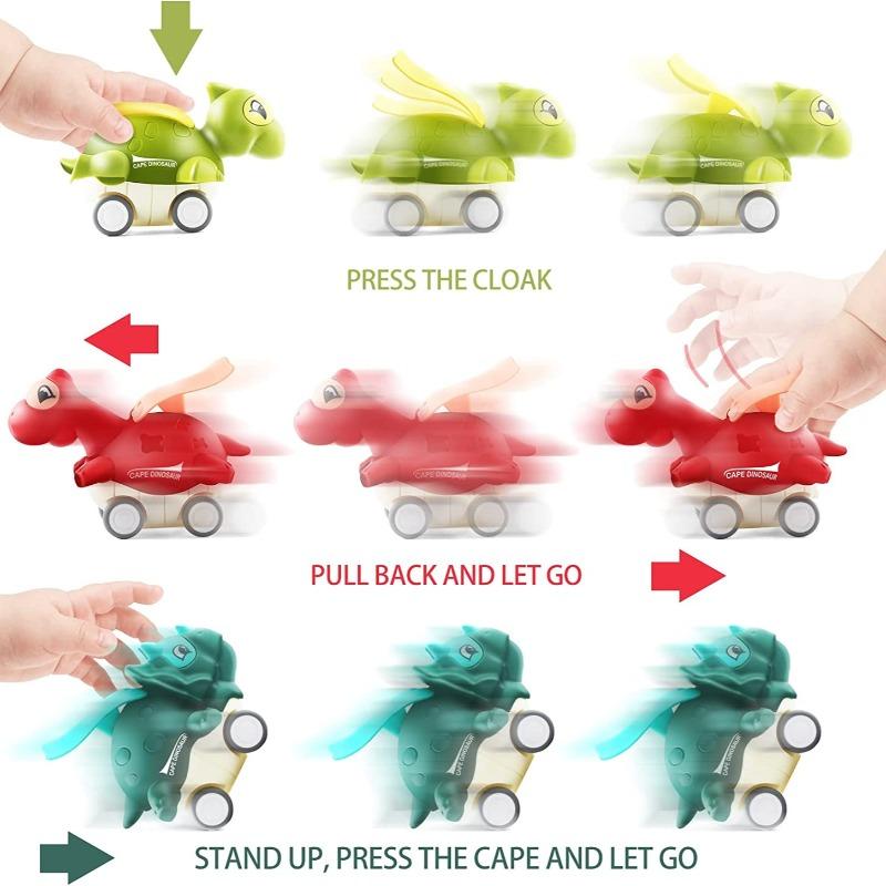 Dinosaur Car Press And Go - Multicolors