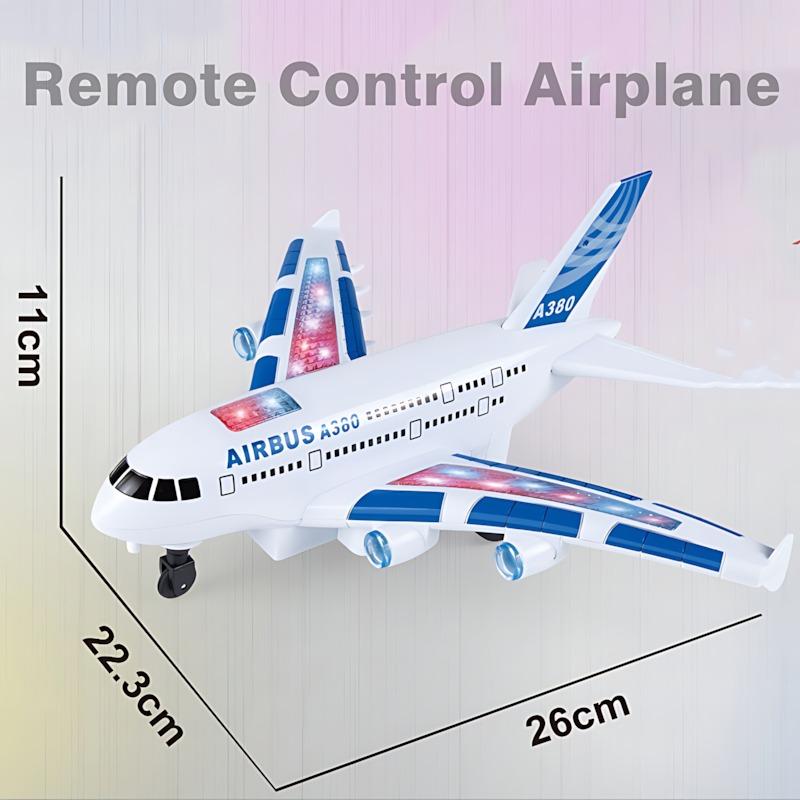 جي تي تويز - طائرة إيرباص اي 380 بجهاز تحكم عن بعد لون أزرق