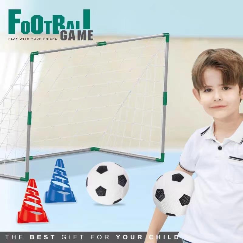 Football Goal Set - Green And Grey