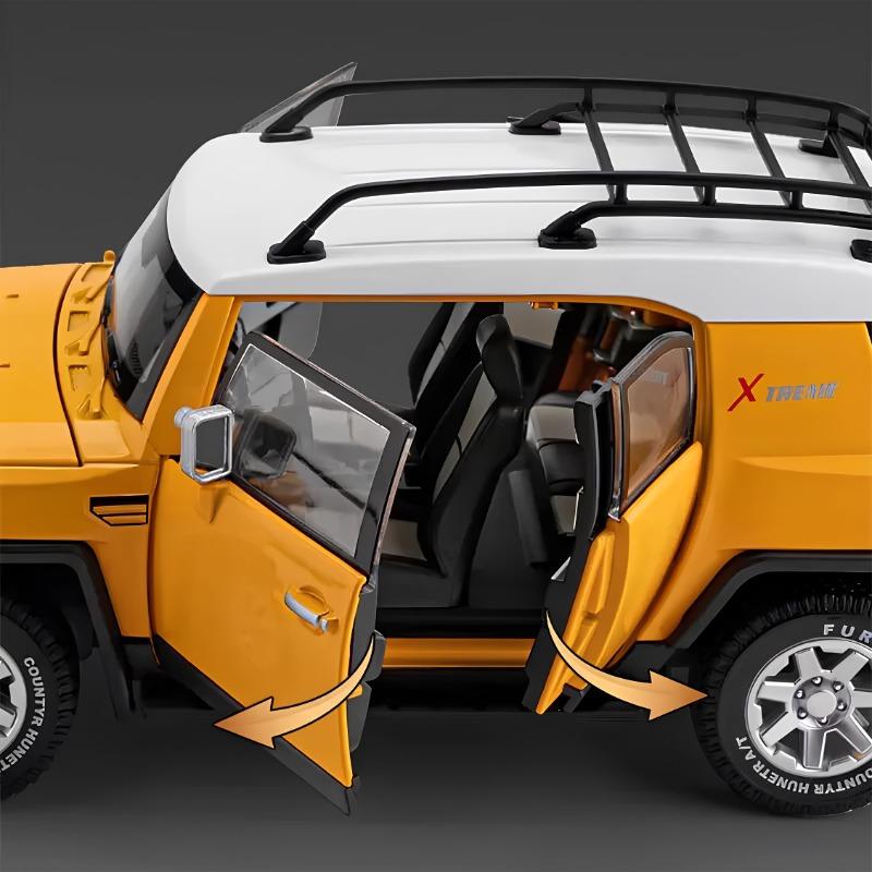 1:24 Toyata Fj Cruiser Die Cast - Yellow