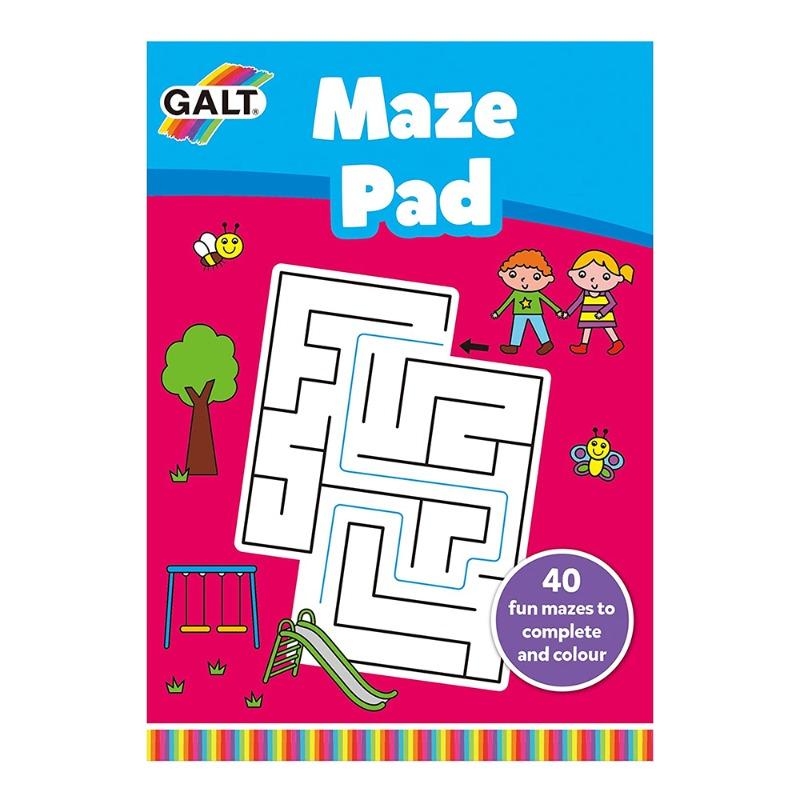 Galt Maze Pad And Coloring Book