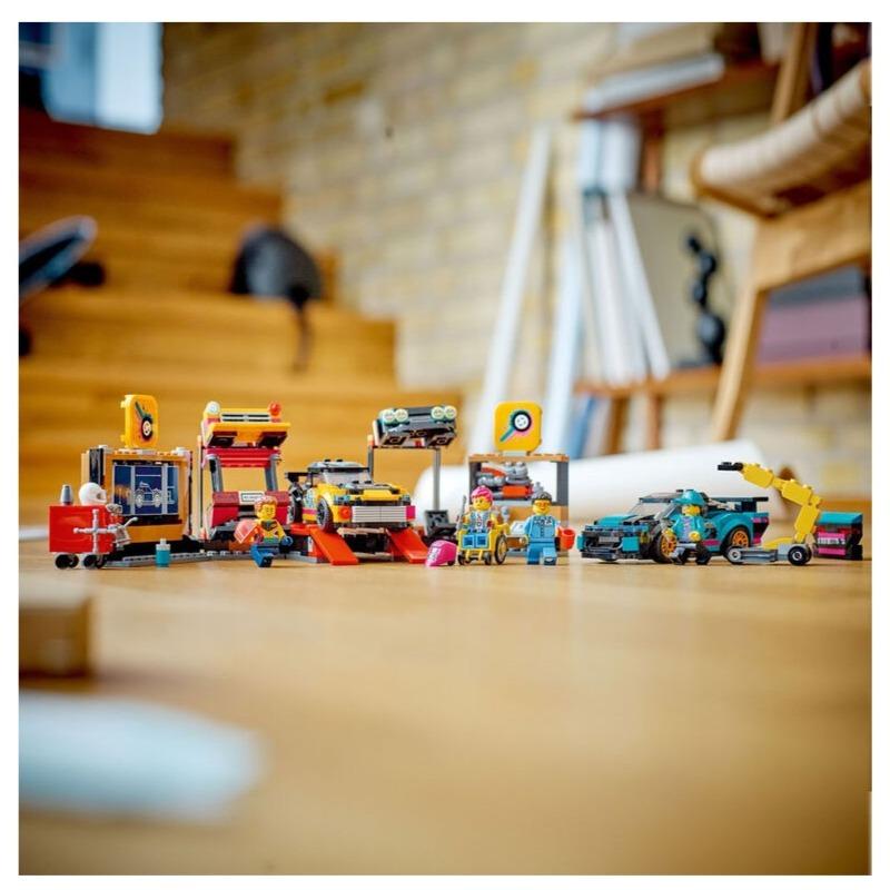 LEGO City Custom Car Garage Building Toy Set - 507 Pcs