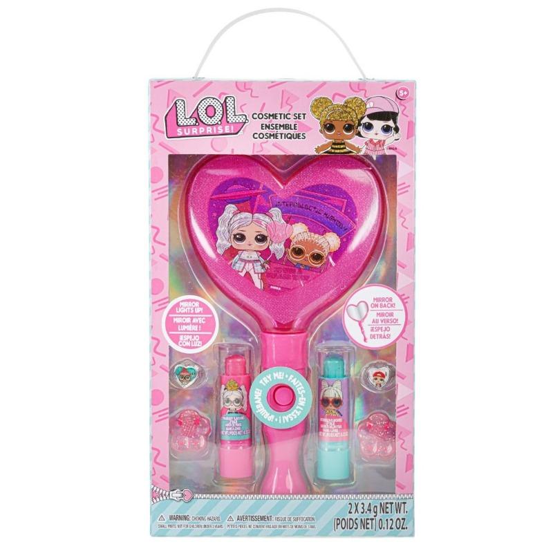 LOL Surprise 2pk Lip Gloss With Light Up Mirror