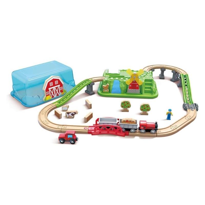 Hape Countryside Train Bucket Set