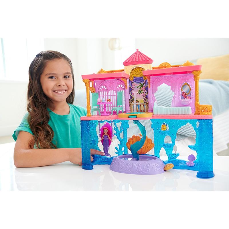 Disney Princess Ariel’s Stacking Castle Doll House with Small Doll