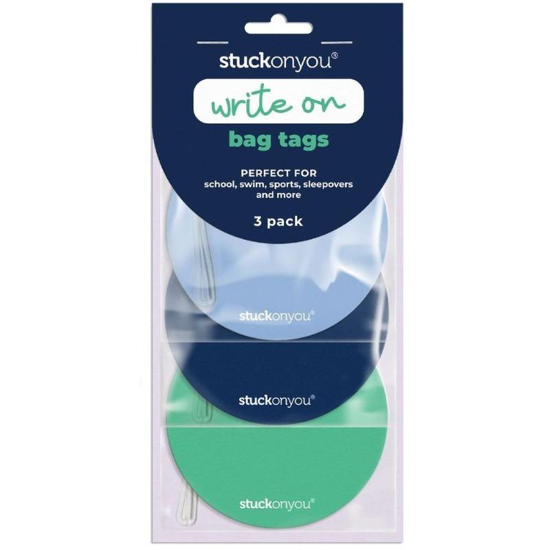 Stuck On You Ocean Write On Bag Tags 3 Pack