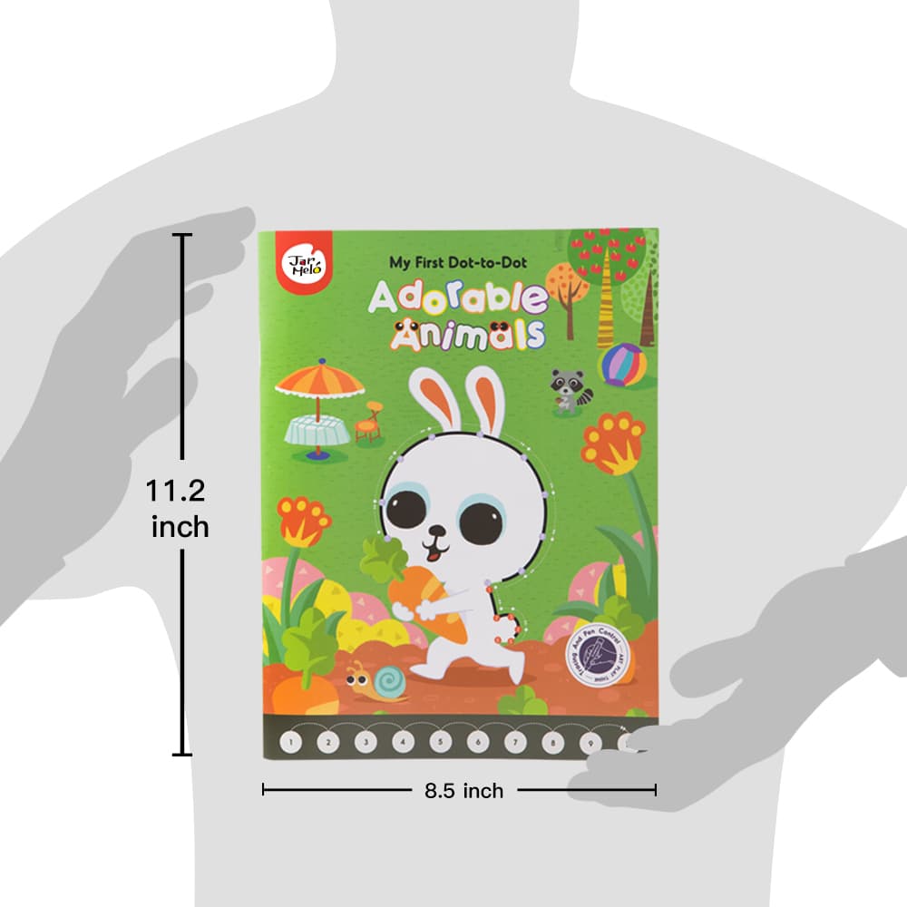 Jar Melo - My First Dot-To-Dot - Drawing Book - Adorable Animals