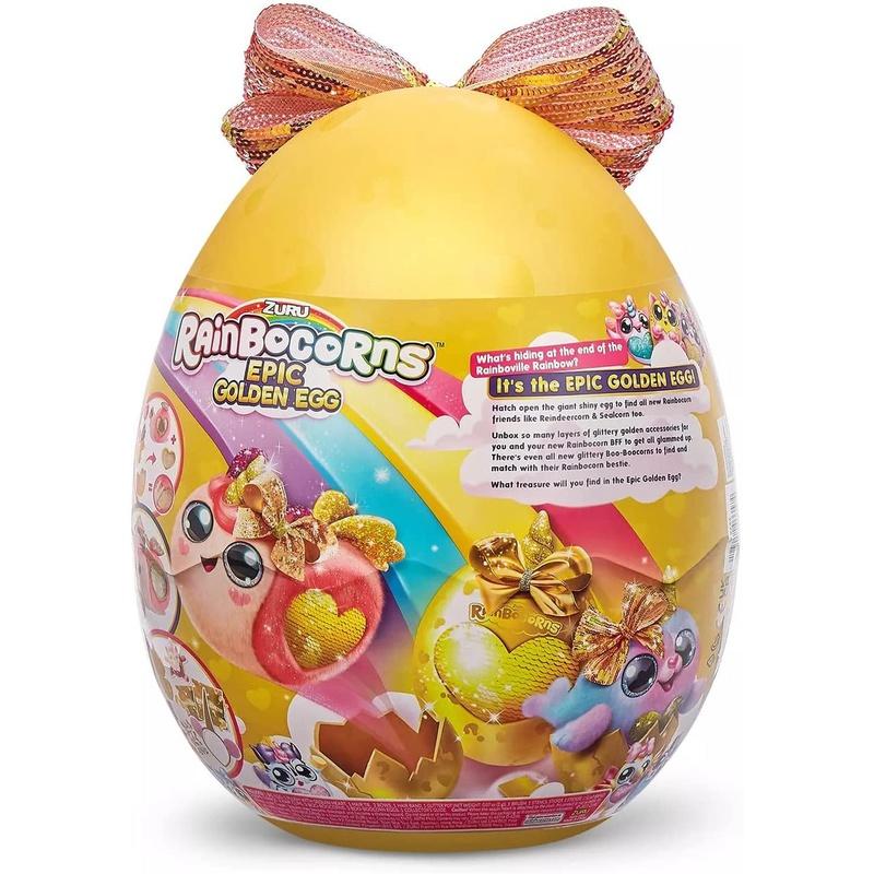 رينبوكورنز - بيضة ذهبية عملاقة ملحمية مع مفاجئات ذهبية