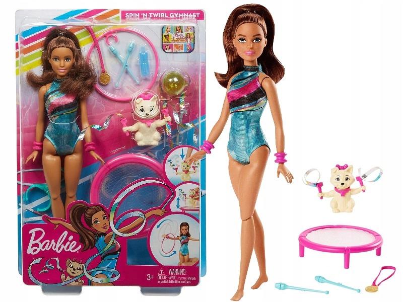 Barbie Dreamhouse Adventures Spin n Twirl Gymnast Doll