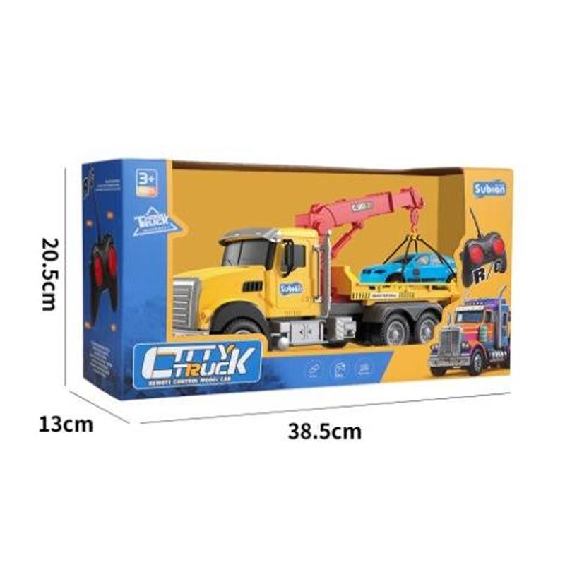 RC Transport Crane Vehicle Toy with Lights